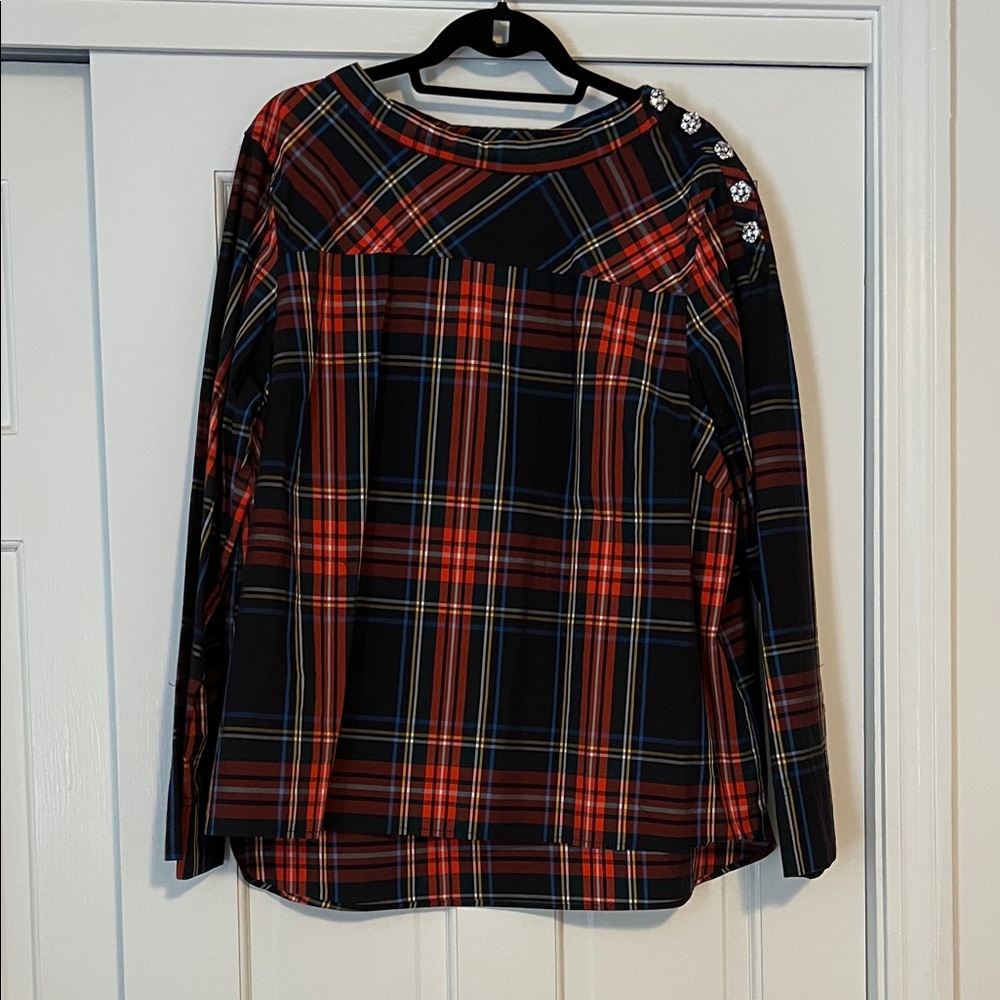 J. Crew Multicolor Plaid Shirt